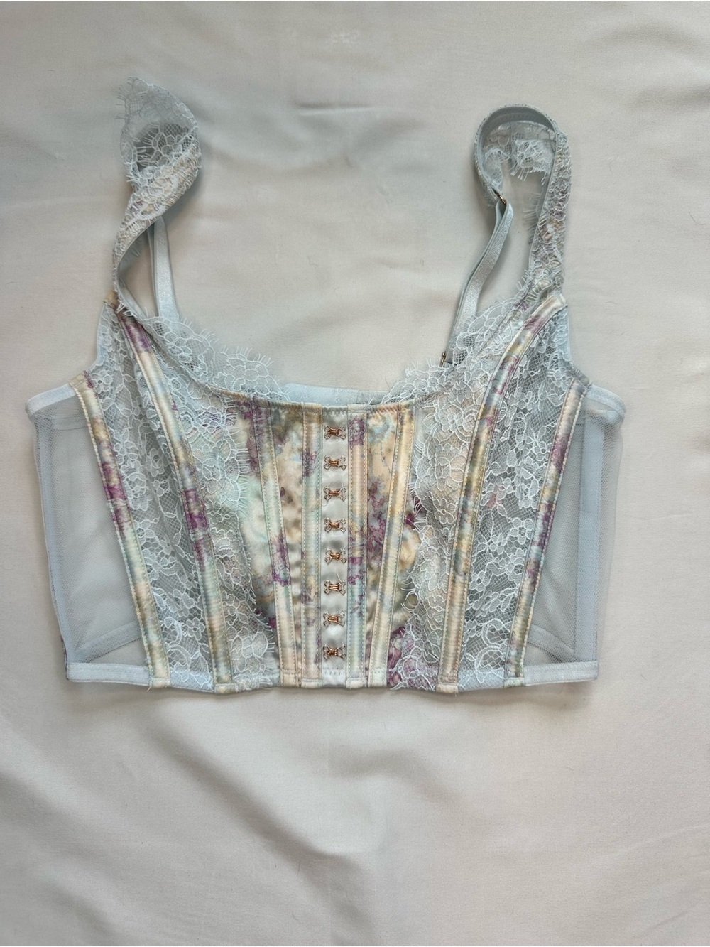 Victoria's Secret Pastel Lace Corset Bustier